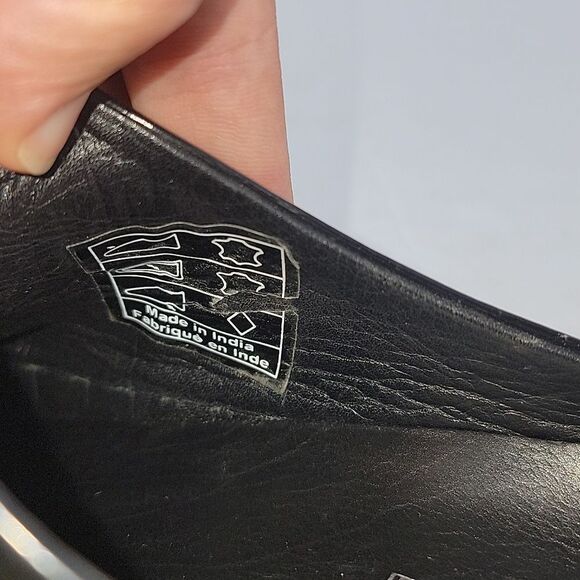 Free People Whynwood Black Patent Leather Slip On Women's Mule - Picture 12 of 14